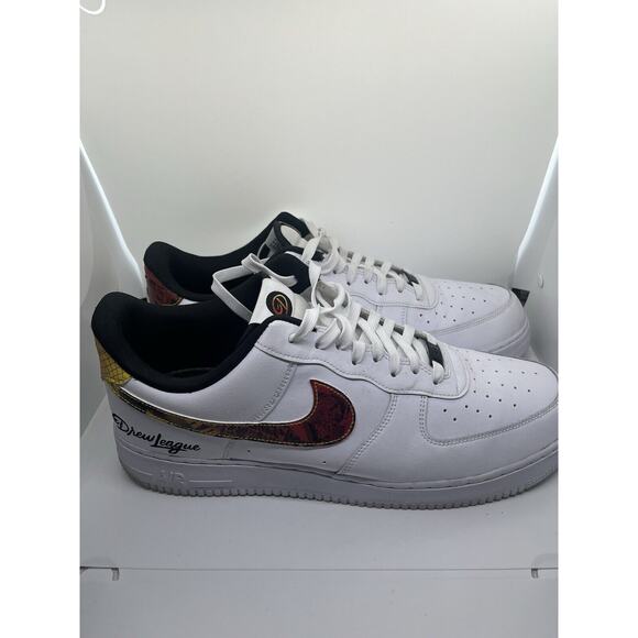 Nike Air Force 1 Low Drew League 2021 White Multicolor DM7578-100 Men Sz 15 main image 9